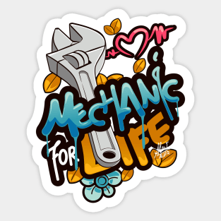 Mechanic Job Sticker